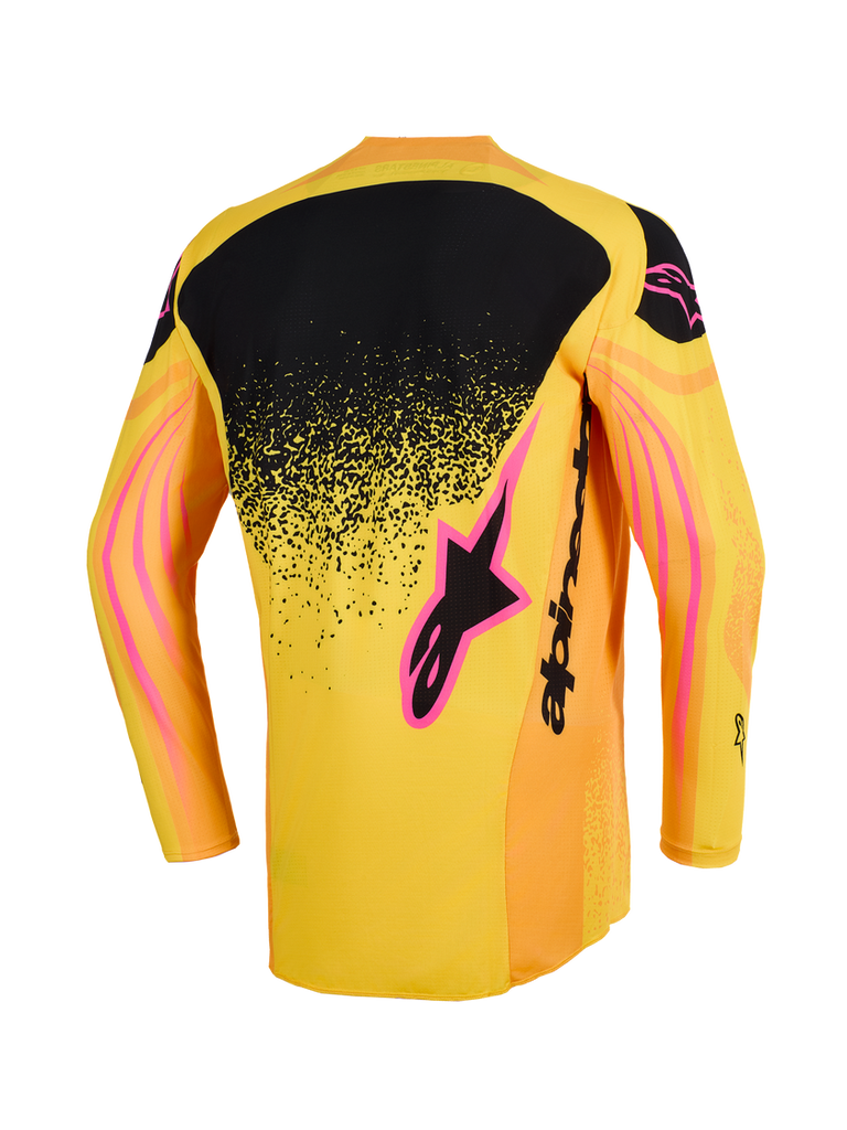 Alpinestars 2026 Techstar Nomur Jersey - Orange/Yellow/Pink - View 2 | Everest Motorcycles