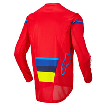 Load image into Gallery viewer, Alpinestars 2022 Techstar Quadro Jersey - Red/Yellow/Fluro Blue