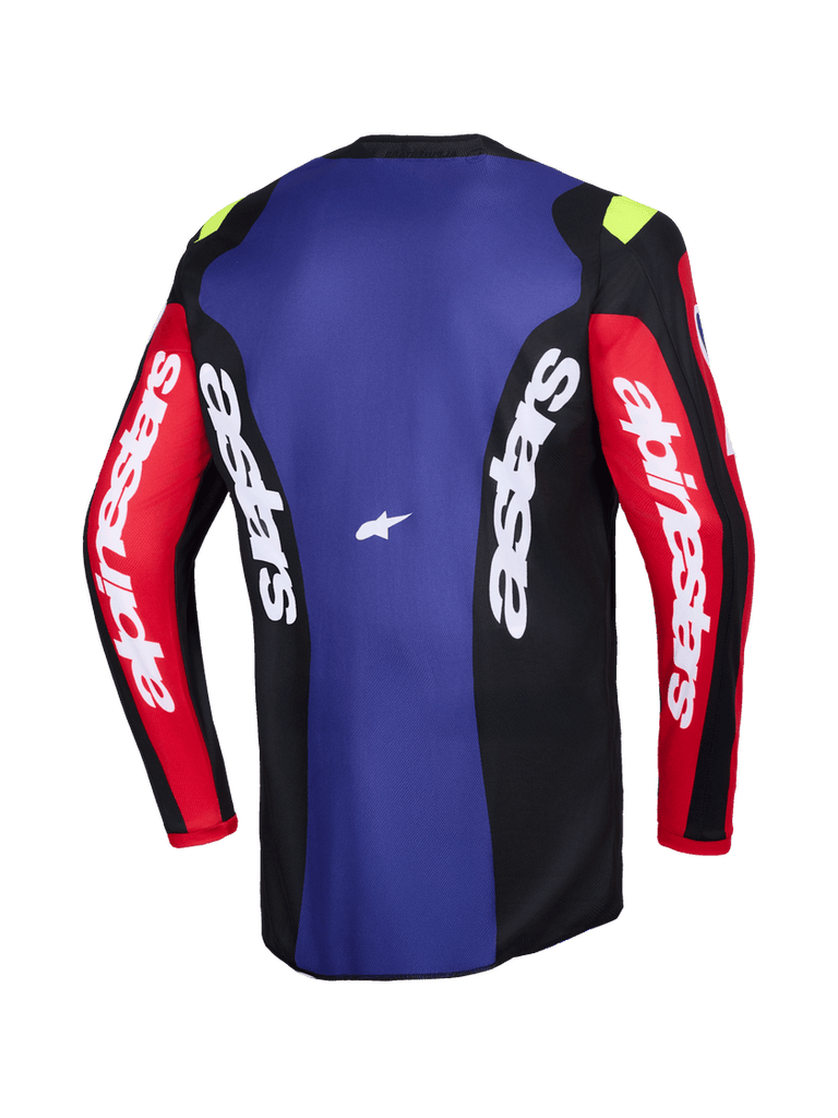 Alpinestars 2026 Fluid Grid Jersey - Red/Black/Purple - View 2 | Everest Motorcycles
