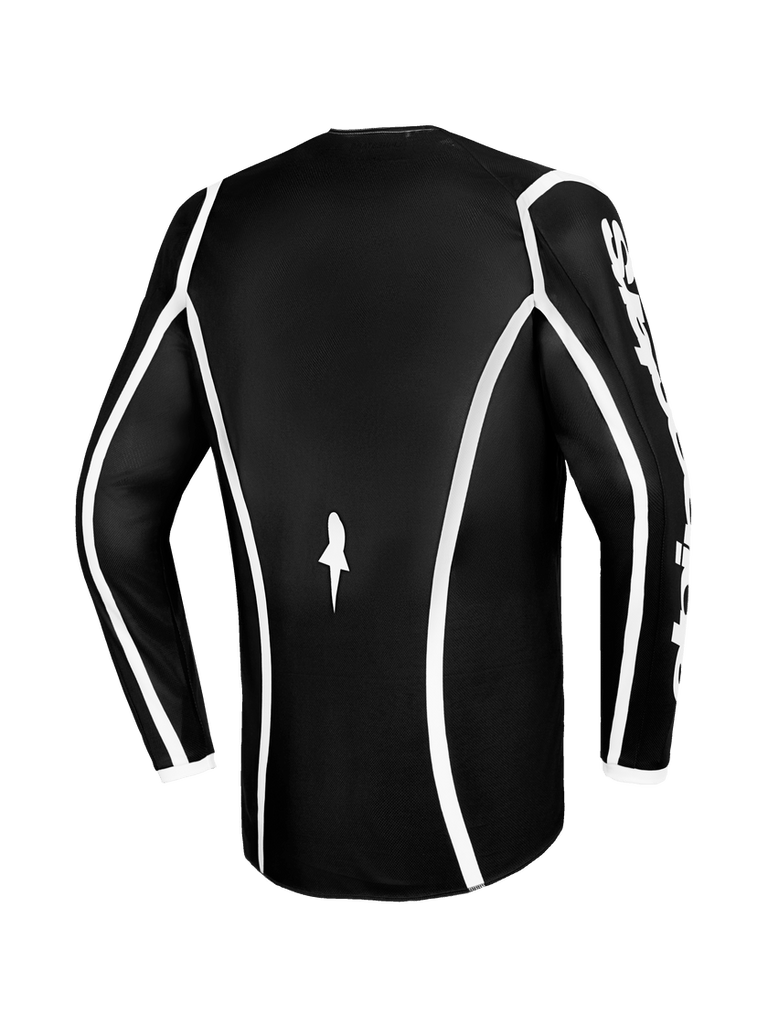 Alpinestars 2026 Fluid Apex Jersey - Black/Gray - View 2 | Everest Motorcycles