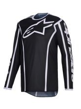 Load image into Gallery viewer, Alpinestars 2026 Fluid Apex Jersey - Black/Gray - View 1 | Everest Motorcycles