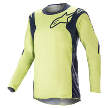 Load image into Gallery viewer, Alpinestars 2023 Racer Hoen Jersey - Night Navy Fluorite Green