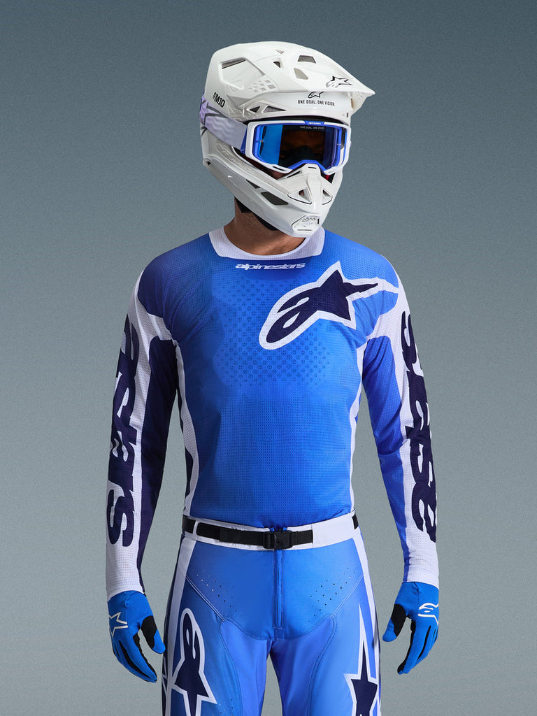 Alpinestars 2026 Racer Air Portl Jersey - Ucla Blue/White - View 3 | Everest Motorcycles