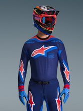 Load image into Gallery viewer, Alpinestars 2026 Supertech Vista Jersey - Dark Navy/Hot Coral/Cobalt - View 3 | Everest Motorcycles