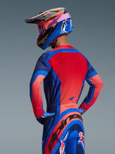 Load image into Gallery viewer, Alpinestars 2026 Supertech Vista Jersey - Dark Navy/Hot Coral/Cobalt - View 4 | Everest Motorcycles