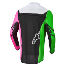 Load image into Gallery viewer, Alpinestars 2022 Racer Compass Jersey - Black Green/Fluro Pink