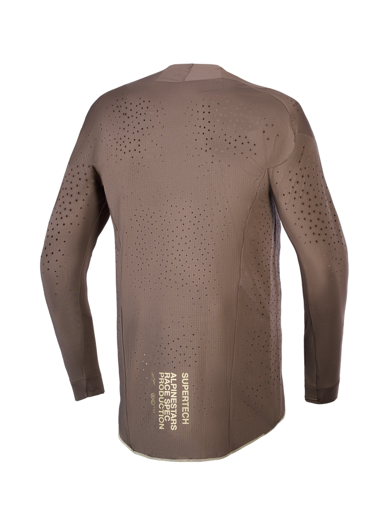 Alpinestars Supertech Air Gold Limited Edition Jersey - Earth Brown / Gold