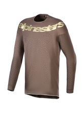 Load image into Gallery viewer, Alpinestars Supertech Air Gold Limited Edition Jersey - Earth Brown / Gold