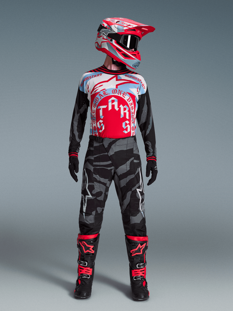 Alpinestars Techstar Beast Coast Limited Edition Jersey - Pirate Black / Hot Orange