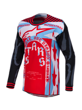 Load image into Gallery viewer, Alpinestars Techstar Beast Coast Limited Edition Jersey - Pirate Black / Hot Orange