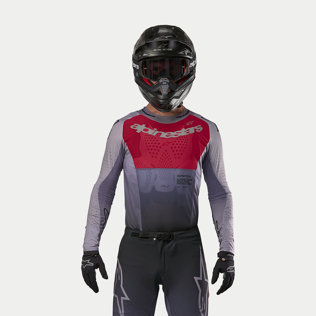 Alpinestars 2024 Supertech Dade Jersey - Iron Red Berry