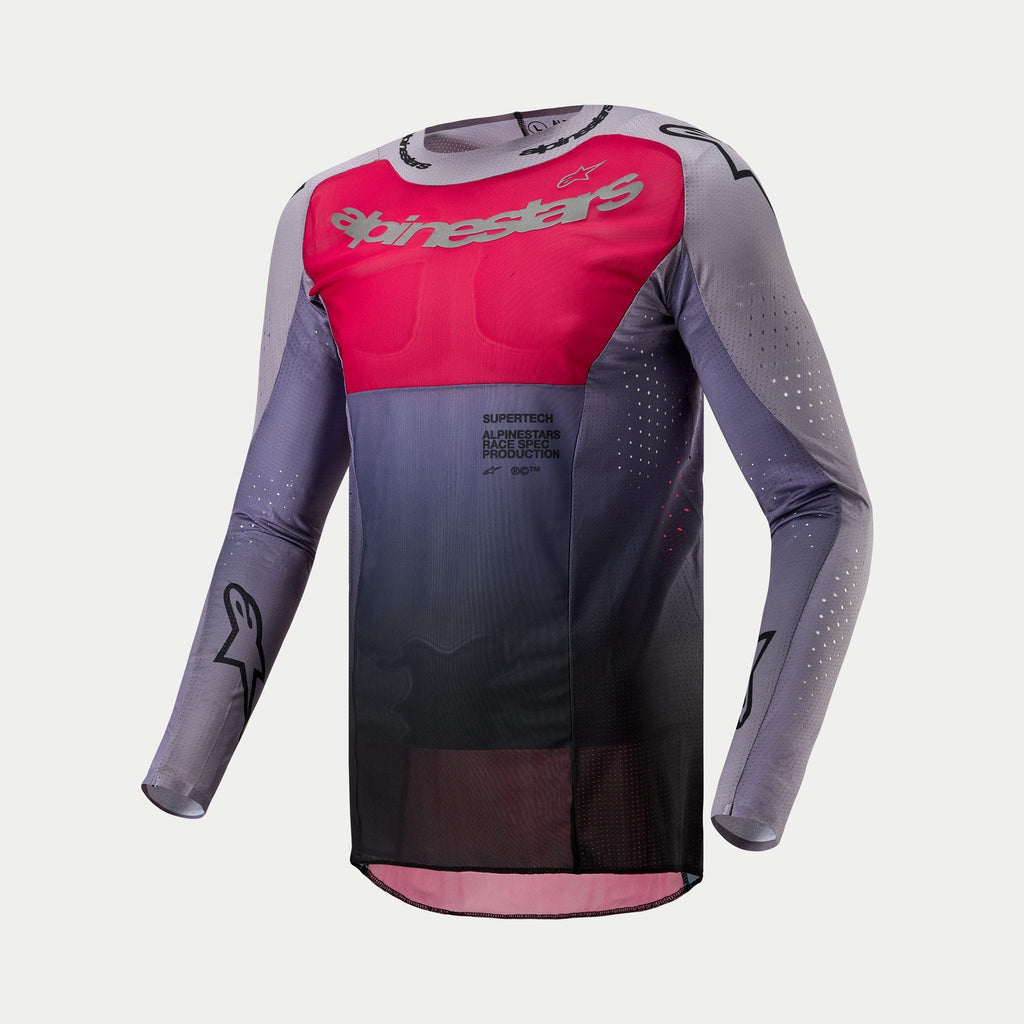 Alpinestars 2024 Supertech Dade Jersey - Iron Red Berry