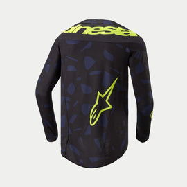 Alpinestars 2024 Techstar Rantera Jersey - Black Navy Fluro Yellow