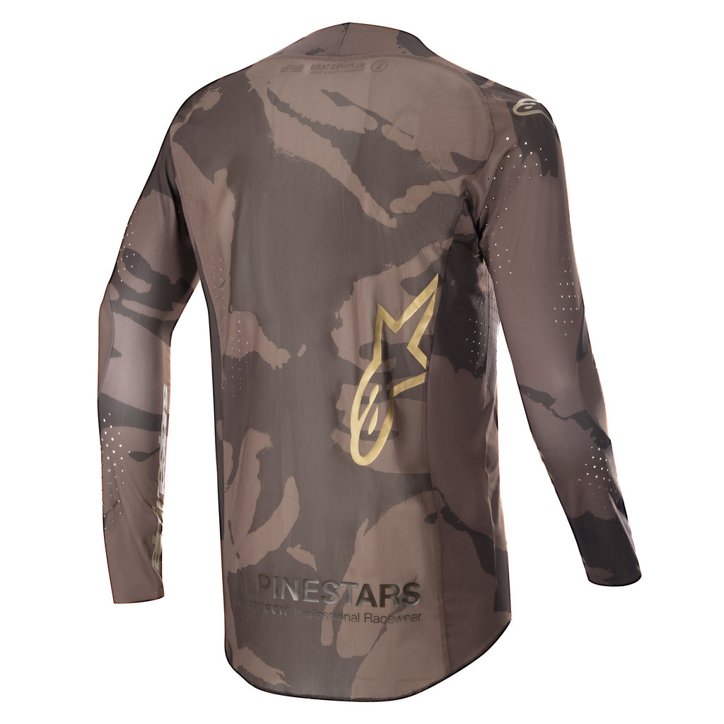 Alpinestars Supertech Squad 23 Le Jersey - Dark Brown Kargaroo Gold
