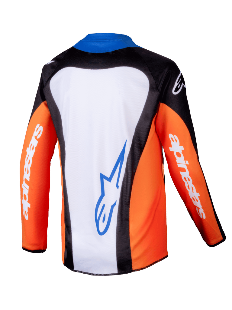 Alpinestars 2025 Youth Racer Melt Jersey - Orange/Blue