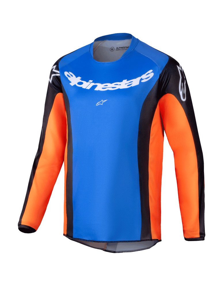 Alpinestars 2025 Youth Racer Melt Jersey - Orange/Blue