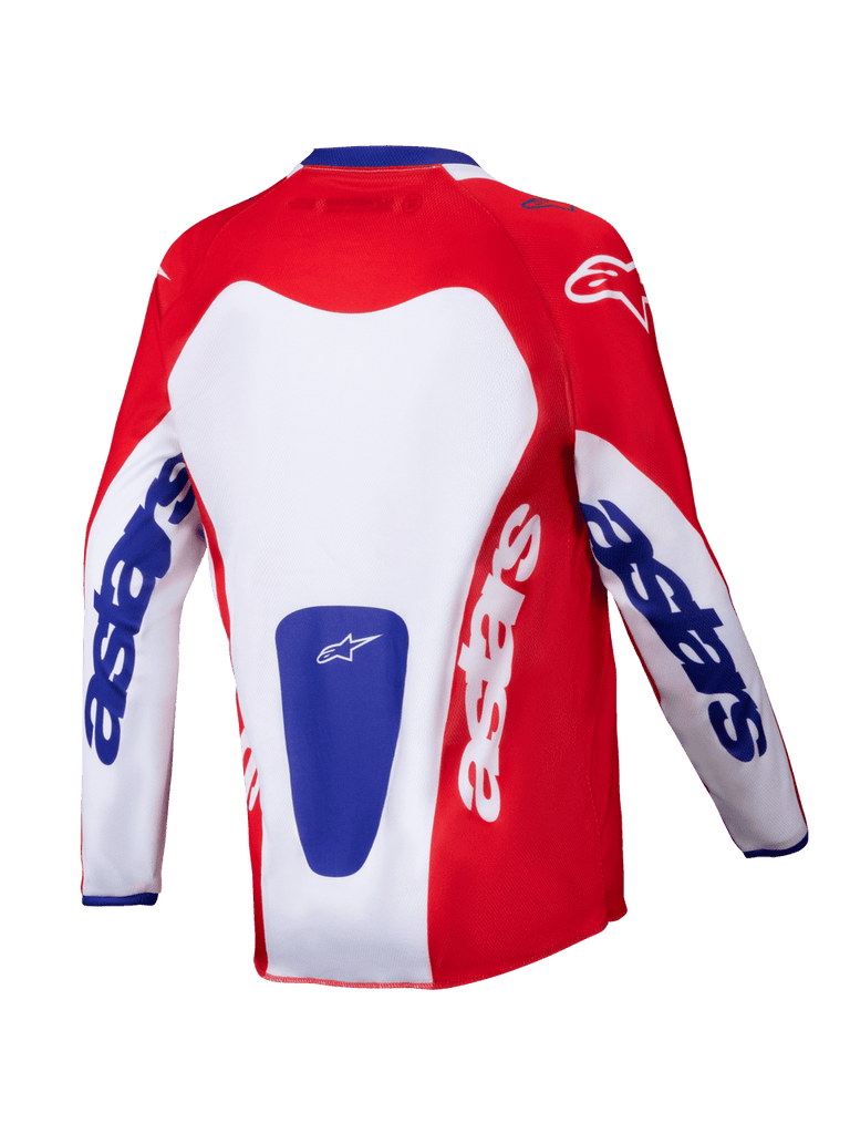 Alpinestars 2025 Youth Racer Veil Jersey - Bright-Red/White