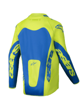 Load image into Gallery viewer, Alpinestars 2025 Youth Racer Veil Jersey - Fluro-Yellow/Blue