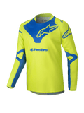 Alpinestars 2025 Youth Racer Veil Jersey - Fluro-Yellow/Blue