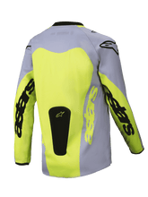 Load image into Gallery viewer, Alpinestars 2025 Youth Racer Veil Jersey - Gray Fluro-Yellow