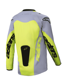 Alpinestars 2025 Youth Racer Veil Jersey - Gray Fluro-Yellow