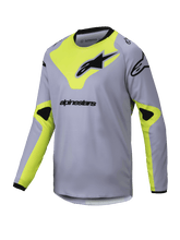 Load image into Gallery viewer, Alpinestars 2025 Youth Racer Veil Jersey - Gray Fluro-Yellow