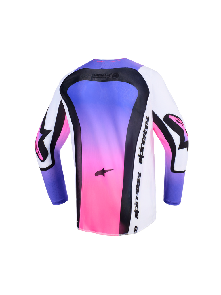 Alpinestars 2026 Youth Supertech Vista Jersey - White/Purple/Black - View 2 | Everest Motorcycles