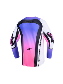 Alpinestars 2026 Youth Supertech Vista Jersey - White/Purple/Black - View 2 | Everest Motorcycles