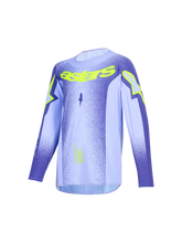 Load image into Gallery viewer, Alpinestars 2026 Youth Supertech Scenz Jersey - Purple/Fluro Yellow - View 1 | Everest Motorcycles