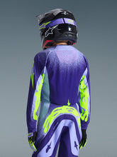 Load image into Gallery viewer, Alpinestars 2026 Youth Supertech Scenz Jersey - Purple/Fluro Yellow - View 4 | Everest Motorcycles