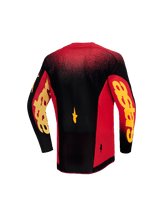 Load image into Gallery viewer, Alpinestars 2026 Youth Supertech Scenz Jersey - Red/Black/Yellow - View 2 | Everest Motorcycles