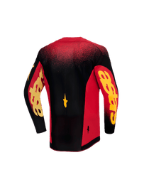 Alpinestars 2026 Youth Supertech Scenz Jersey - Red/Black/Yellow - View 2 | Everest Motorcycles