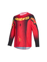 Load image into Gallery viewer, Alpinestars 2026 Youth Supertech Scenz Jersey - Red/Black/Yellow - View 1 | Everest Motorcycles