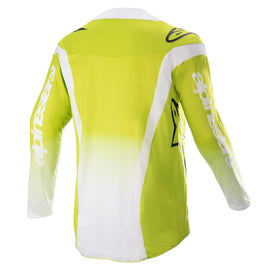 Alpinestars 2023 Youth Racer Push Jersey - Yellow Fluro White