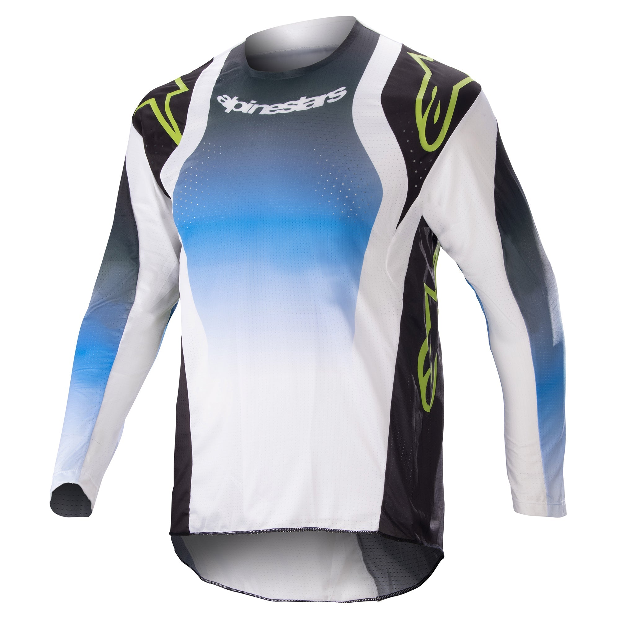 Alpinestars 2023 Youth Racer Push Jersey - Nightlife Ucla Blue White