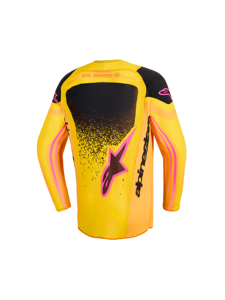 Alpinestars 2026 Youth Supertech Nomur Jersey - Orange/Yellow/Pink - View 2 | Everest Motorcycles