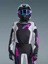 Load image into Gallery viewer, Alpinestars 2026 Youth Fluid Grid Jersey - Black/Light Gray/Purple - View 3 | Everest Motorcycles