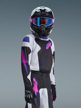 Load image into Gallery viewer, Alpinestars 2026 Youth Fluid Grid Jersey - Black/Light Gray/Purple - View 4 | Everest Motorcycles