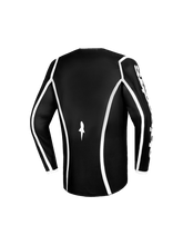 Load image into Gallery viewer, Alpinestars 2026 Youth Fluid Apex Jersey - Black/Gray - View 2 | Everest Motorcycles