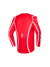 Load image into Gallery viewer, Alpinestars 2026 Youth Fluid Apex Jersey - Red/White - View 2 | Everest Motorcycles