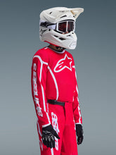 Load image into Gallery viewer, Alpinestars 2026 Youth Fluid Apex Jersey - Red/White - View 4 | Everest Motorcycles