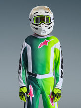 Load image into Gallery viewer, Alpinestars 2026 Youth Fluid Portl Jersey - Green/White/Black - View 3 | Everest Motorcycles