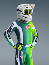 Load image into Gallery viewer, Alpinestars 2026 Youth Fluid Portl Jersey - Green/White/Black - View 4 | Everest Motorcycles
