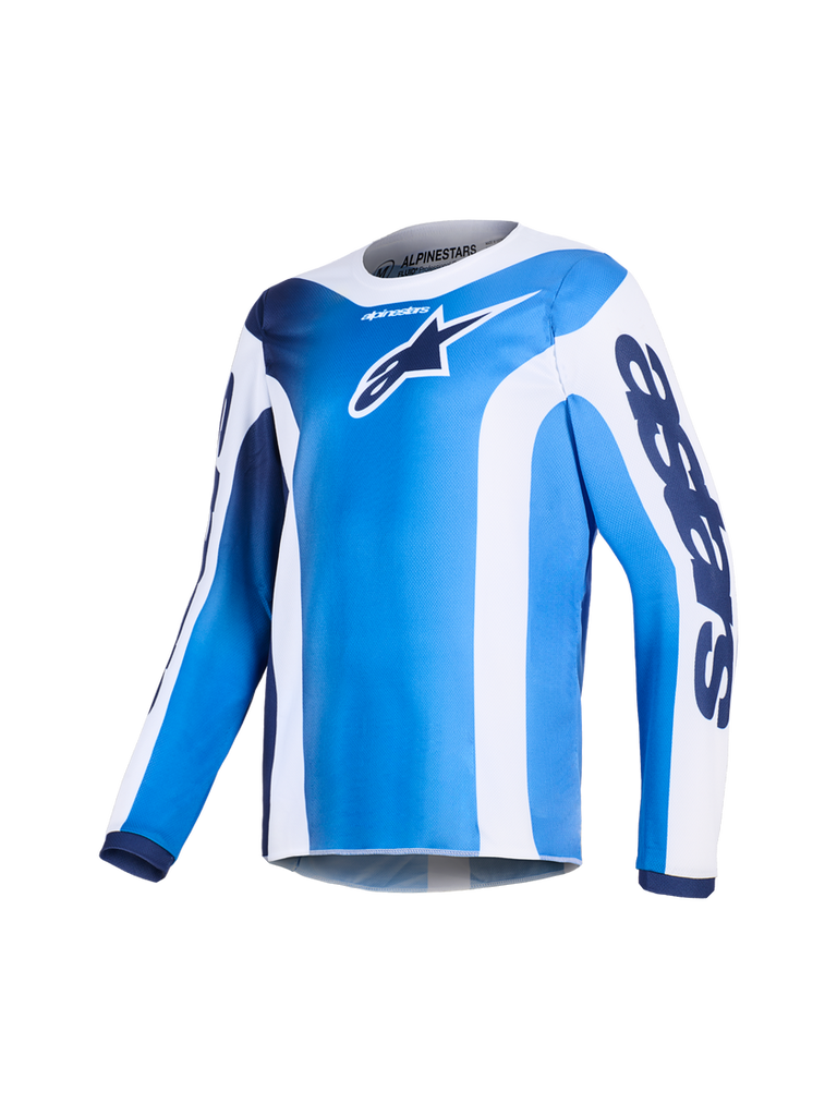 Alpinestars 2026 Youth Fluid Portl Jersey - Ucla Blue/White - View 1 | Everest Motorcycles