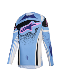 Alpinestars 2026 Womens Techstar Nomur Jersey - Light Blue/Off-White/Black - View 1 | Everest Motorcycles