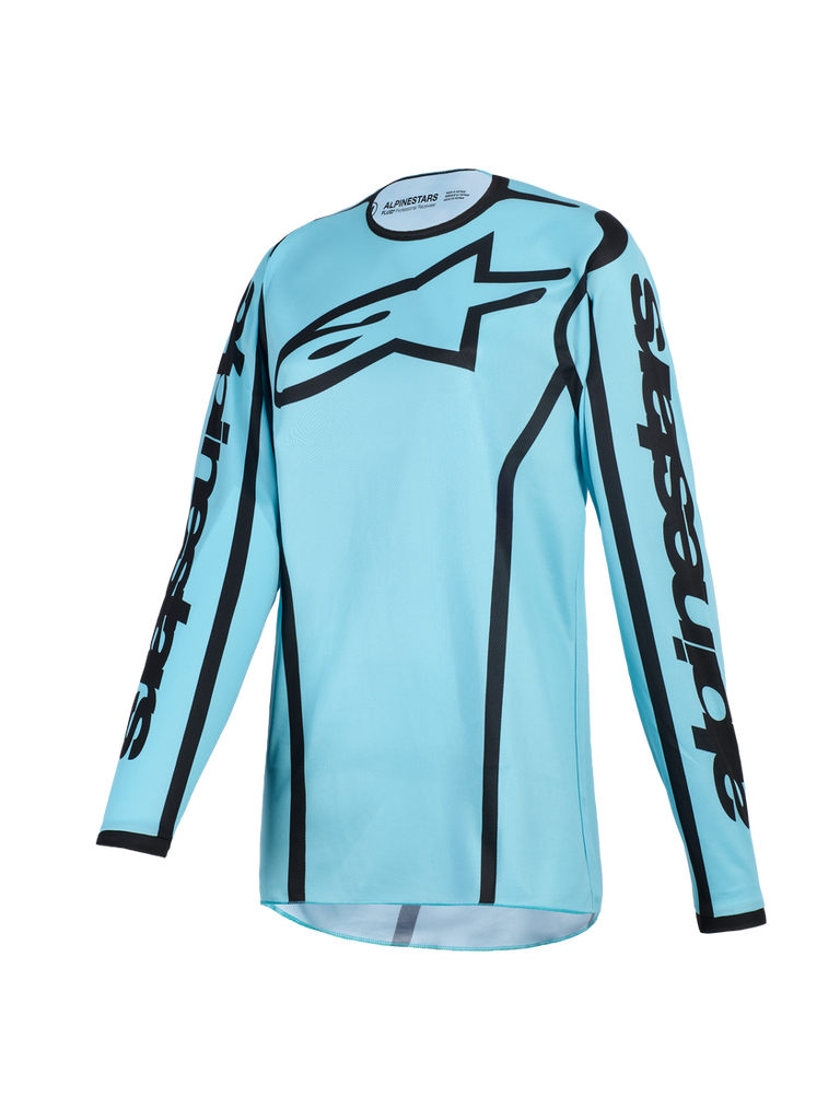 Alpinestars 2026 Womens Fluid Apex Jersey - Tropical Black - View 1 | Everest Motorcycles