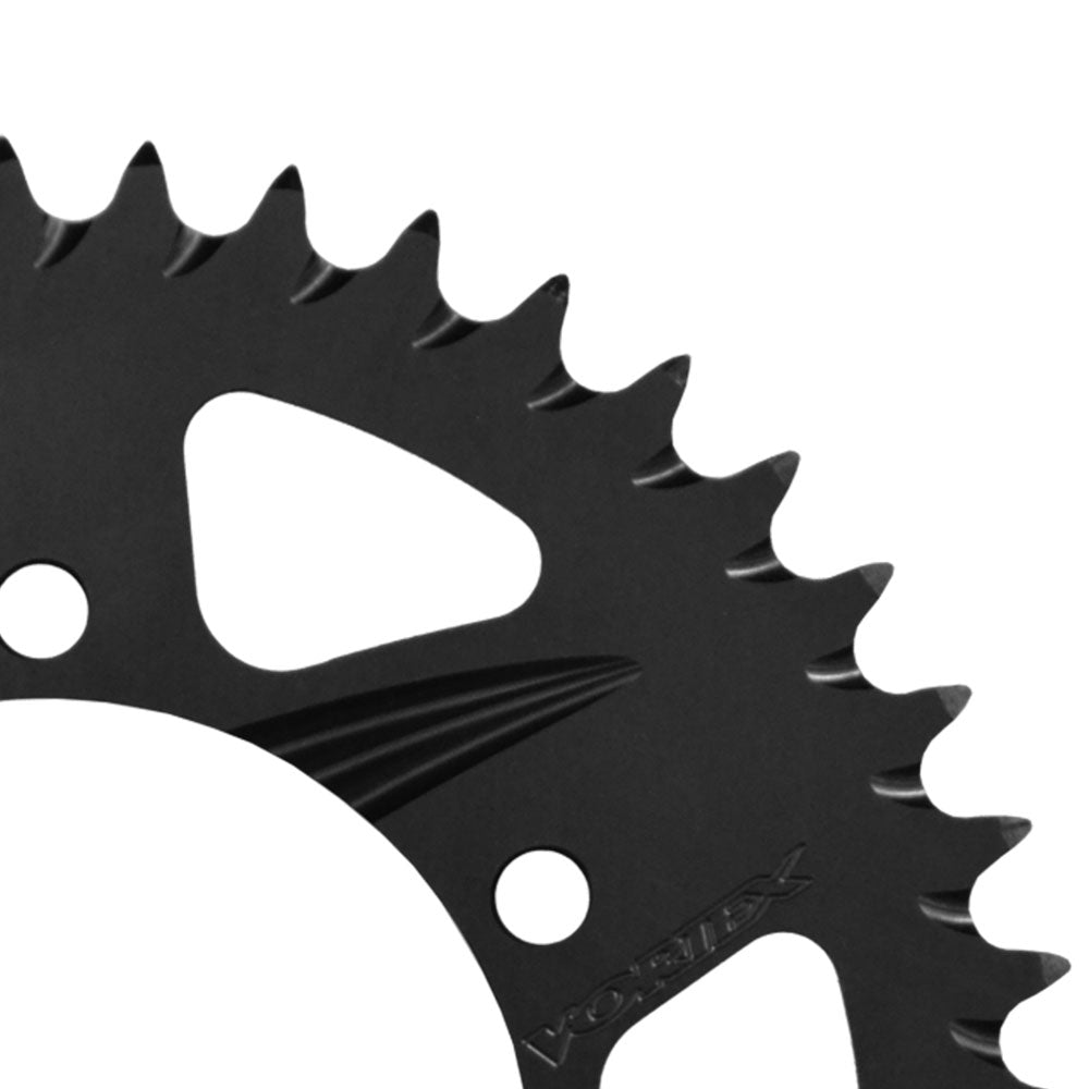 VORTEX ALLOY REAR SPROCKET 520-42T - HARDCOAT