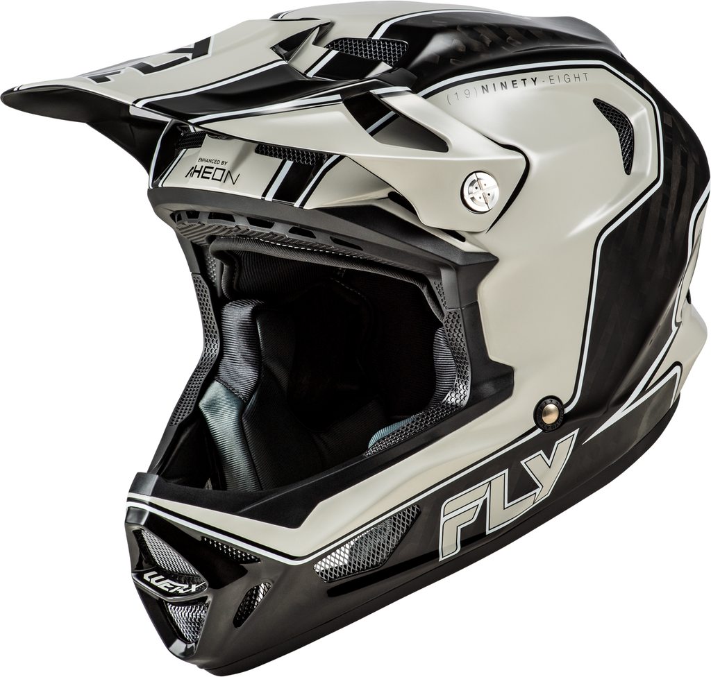 Fly Racing Werx-R MTB/BMX Flow Helmet - Black Carbon/Grey