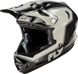 Fly Racing Werx-R MTB/BMX Flow Helmet - Black Carbon/Grey