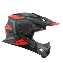 Load image into Gallery viewer, KYT Jumpshot 3 Matte Black Red Fluro